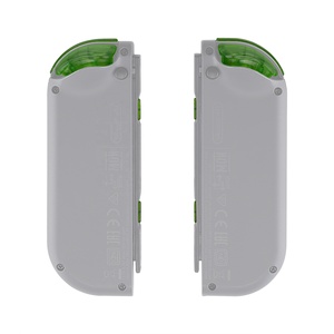 EXtremeRate Kit complet de boutons en plastique transparent vert avec D-pad et gâchettes pour NS Switch et Nintendo Switch OLED - Product Image 5