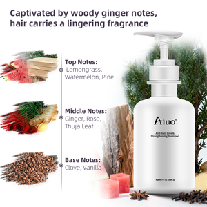 Oem Gừng Hữu Cơ Gốc Công Thức Mạnh Mẽ Và Hiệu Quả Chống Rụng Tóc Điều Trị Panthenol Giữ Ẩm Tóc Dầu Gội Đầu - Product Image 3