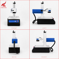 Machine de marquage laser UV de bureau CKMACHINE 3W 5W pour marquage à froid de haute précision sur verre, plastique, bijoux, précision de 0,002 mm, CE