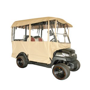 Housse de chariot de golf en tissu Oxford durable avec rideau de pluie intégré – Protection toutes saisons, imperméable, anti-poussière, tissu épaissi <span class=keywords><strong>Duomi</strong></span> - Product Image 2