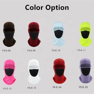 Balaklava Ski Murah Penutup Wajah Penuh Jaring Bernapas Warna Solid Penghangat Sepeda Bersepeda Anti Angin Model Satu Lubang Masker Hiking Memancing - Product Image 6
