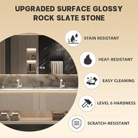 Meubles-lavabos muraux sur mesure, minces et hauts, en panneaux de particules, avec éclairage, pour la maison et l'hôtel