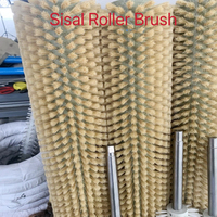 Brosse à rouleaux industrielle en nylon haute densité personnalisée OEM pour équipements textiles et d'impression