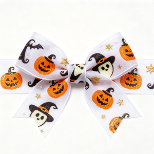 Ruban en organza transparent de luxe sur mesure avec nœud personnalisé, boîte cadeau avec logo personnalisé, pour décoration de fête d'Halloween - Product Image 6