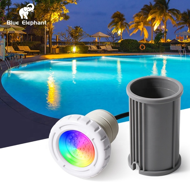 12V Swimming Pool Lamp Light Waterproof Ip68 Above Ground Color Changing Led Spa Pond Pool Spot Light for Swimming Pool