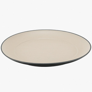 Assiette ronde en mélamine, couleur unie, durable, compatible micro-ondes, pour hôtel, buffet, fête - Product Image 1