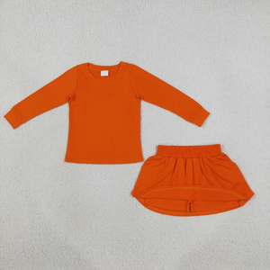 Ropa de Boutique para Niñas, Camisas de Manga Larga, Faldas, Pantalones Cortos, Conjuntos de Ropa de Algodón - Product Image 4