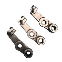 Tige de connexion industrielle SWF en fer à 3 yeux, section intermédiaire fine |   Tige de liaison à trois trous de précision pour pièces détachées de machine à broder