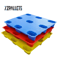 Palette en plastique logistique industrielle personnalisée, grande taille 1200x1200mm, empilable, robuste et économique, en promotion