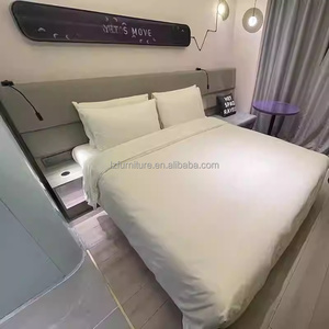 ชุดเฟอร์นิเจอร์ห้องนอนโรงแรม 3 ดาวทันสมัย ปรับแต่งได้ ราคาประหยัด โครงเตียงไม้ขนาดควีนไซส์และคิงไซส์ พร้อมตู้วางทีวี ตู้เสื้อผ้า และโต๊ะทำงาน - Product Image 6