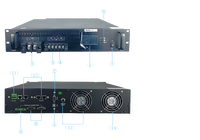 Convertisseur de puissance 110Vdc 6kva 19 pouces pour montage en rack, 4800W pour usage industriel et climatisation, 50/60Hz, efficacité 85%