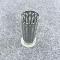 QIAODA Cage de filtre en acier inoxydable à 99,99 % d'efficacité, couvercle supérieur et inférieur, embout de cage pour sacs de dépoussiérage