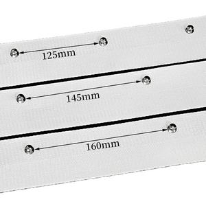 Cinta de Aluminio para Cortinas con Pliegues Ondulados de 6 CM, Blanca/Negra, de Tela de Poliéster, Accesorio para Bloquear el Sol, Cortina con Pliegues en S - Product Image 1