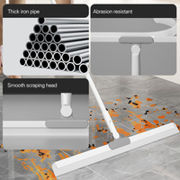 Serpillère industrielle robuste de 45 cm, grattoir de nettoyage magique en plastique, serpillère pour carrelage de salle de bain, serpillère pour usage domestique