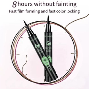 Novice nhanh chóng làm khô không thấm nước và bền Bút kẻ mắt chất lỏng bút không Smudging không phai Sponge Tip Bút kẻ mắt cực kỳ tốt - Product Image 4