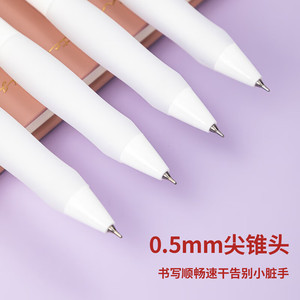 Deli S60-JZ Gel Pen 0.5mm Black Quick Dry Taper Tip Exercise Pen - Product Image 3