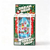 Mainan Squishy Transparan Bentuk Tetesan Air Mata Natal, Santa/Snowman/Gingerbread Man, Penghilang Stres untuk Usia 8-13 Tahun