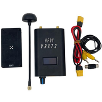 Kit émetteur vidéo (VTX) PFLY 6,1 GHz à 7,2 GHz 5000 mW et récepteur vidéo (VRX) 7,2 GHz 64 canaux, module de transmission d'image sans fil pour pièces RC
