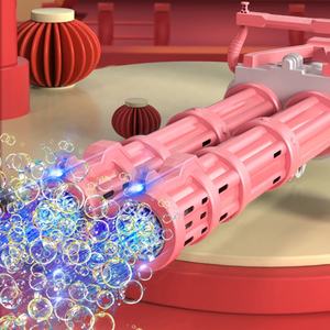 Machine à bulles électrique en plastique à succès sur TikTok, pistolet à bulles automatique pour enfants de 5 ans et plus, jouet de Noël - Product Image 3