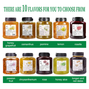 Doking 1,5 kg, vente en gros, qualité OEM, ingrédients pour boissons <span class=keywords><strong>Boba</strong></span>, partenaires de boissons à bulles, ingrédients pour thé au lait, matériaux pour thé au lait, sauce à la passion, confiture - Product Image 6