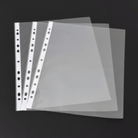 Fundas Protectoras Transparentes Impermeables de PP con 11 Orificios, ODM DIN A4, para Documentos, Folletos, Impresión Digital