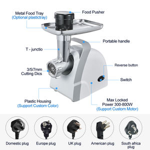 Ventes directes d'usine Portable petit 800W appareils électroménagers électriques en plastique multifonction #5 broyeur Tube hachoir <span class=keywords><strong>à</strong></span> viande - Product Image 2