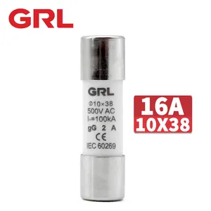 Sicherung 10 X38MM 16A RO15 Keramik AC 500V