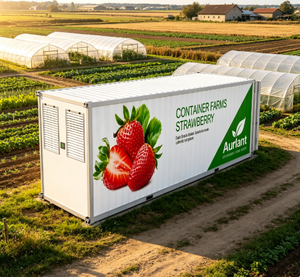 Contenedor de Cultivo Hidropónico Inteligente con Control Climático para Fresas, Sistema de Cultivo Vertical Automatizado en Interiores - Product Image 1