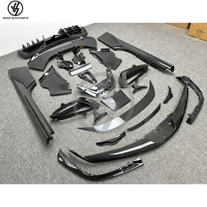 Nouvelles pièces automobiles de style OEM en fibre de carbone sèche, finition brillante, tissage sergé, pour kit de pare-chocs SF90, lèvre avant, aileron arrière, diffuseur arrière - Product Image 5