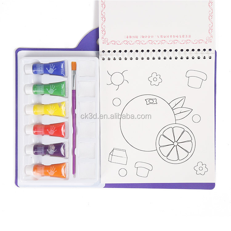 Индивидуальные живопись детская книжка-раскраска с карандаш и карандаш