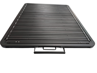 Plateau coulissant universel robuste en aluminium pour benne de pick-up, capacité de charge 500 kg, revêtement poudré