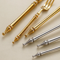Collection de Couverts de Mariage et d'Hôtel en Acier Inoxydable 18/8 Doré de Qualité Supérieure – Vaisselle et Argenterie en Gros