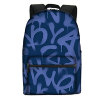 Sac à dos scolaire pour garçons - Design antivol tendance avec fermeture éclair en polyester