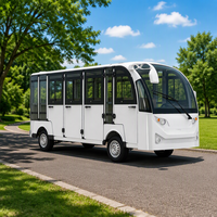 Mini-bus électrique personnalisé RHD 72V 7,5 kW à moteur AC, alimenté par batterie au lithium, pour le tourisme