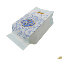 Sacs d'emballage classiques simples en papier alimentaire résistant à l'huile avec poignées Flexiloop pour bonbons, biscuits, hamburgers - Personnalisables