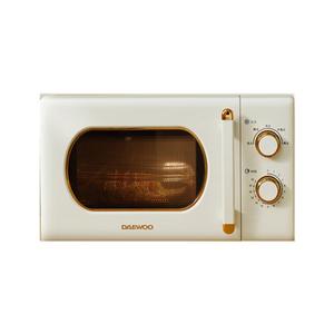 Four à micro-ondes Daewoo 20-25L blanc rétro mini mécanique avec fonction vapeur et grill - Product Image 3
