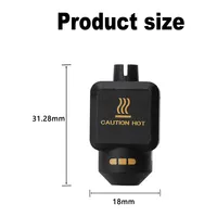 Housse de protection en silicone résistante aux hautes températures pour le bloc chauffant Hotend de l'imprimante 3D Bambu Lab P2S, accessoires pour imprimante 3D Bambu Lab P2S