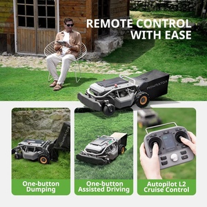 Robot <span class=keywords><strong>tondeuse</strong></span> intelligent entièrement automatique pour jardin, désherbage facile, fonctionnement sur pentes, zones interdites, autonomie de 90 à 120 minutes - Product Image 6