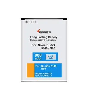 Original Replacement Mobile Phone Battery Oem Rechargeable Lithium Ion Battery For Nokia Bl-5b