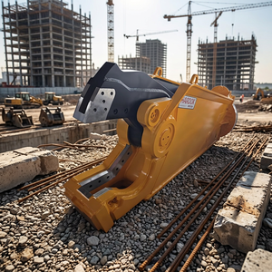 360 °   Cisaille de démolition hydraulique rotative pour excavatrice de 12 à 18 tonnes |   Concasseur de béton multifonction certifié CE et broyeur de ferraille - Product Image 4