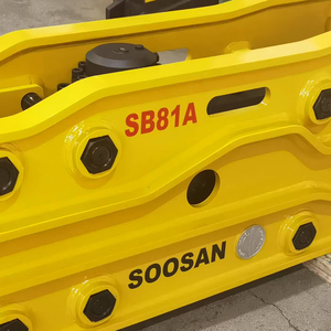 Martillo hidráulico de tipo superior SB81A para construcción y minería Nueva condición con componentes centrales Martillo de cincel y motor de motor - Product Image 1