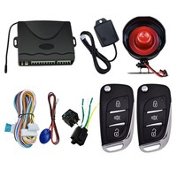Système d'alarme de voiture sans clé PKE, démarrage à distance, bouton poussoir, antivol, verrouillage centralisé avec capteur de choc pour véhicule 12V