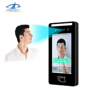 HFSecurity FR05 Reconocimiento facial de huellas dactilares NFC 5 pulgadas estudiantes productos de tiempo de asistencia con software gratuito SDK API Cloud
