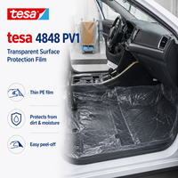 Film de protection de surface transparent tesa 4848 PV1, 0,048 mm, adhésif acrylique à faible adhérence pour verre et plastique automobiles