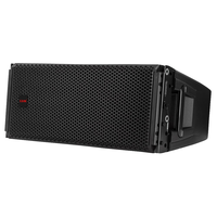 Enceintes Line Array doubles de 10 pouces, configurations de réglage de la crossover des enceintes, capacités de traitement des commandes d'ingénierie, garantie d'un an