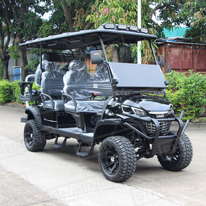 Petits chariots de golf 6 places Voiture de tourisme électrique à quatre roues - Product Image 5