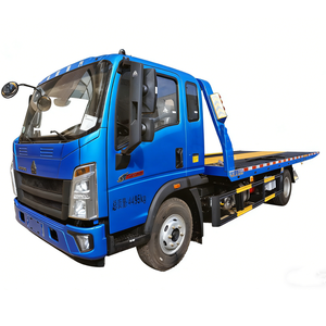 Camion de remorquage à plateau Howo Chine 4x2 pour assistance routière, 6 tonnes, avec treuil hydraulique, de bonne qualité, camions de transport diesel - Product Image 1