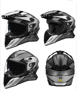 Casco de Motocicleta Pro Adventure - Visera Doble, Compatible con Bluetooth - Product Image 1