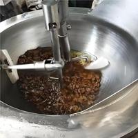 Marmite de cuisson planétaire entièrement automatique à chauffage au gaz, en SUS304, avec bascule hydraulique, pour sauces, confitures et garnitures de gâteaux de lune