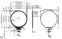 Module d'écran LCD TFT rond MIPI DSI IPS de 4 pouces 720x720 avec écran tactile capacitif pour maison intelligente, écran tactile circulaire de 4 pouces